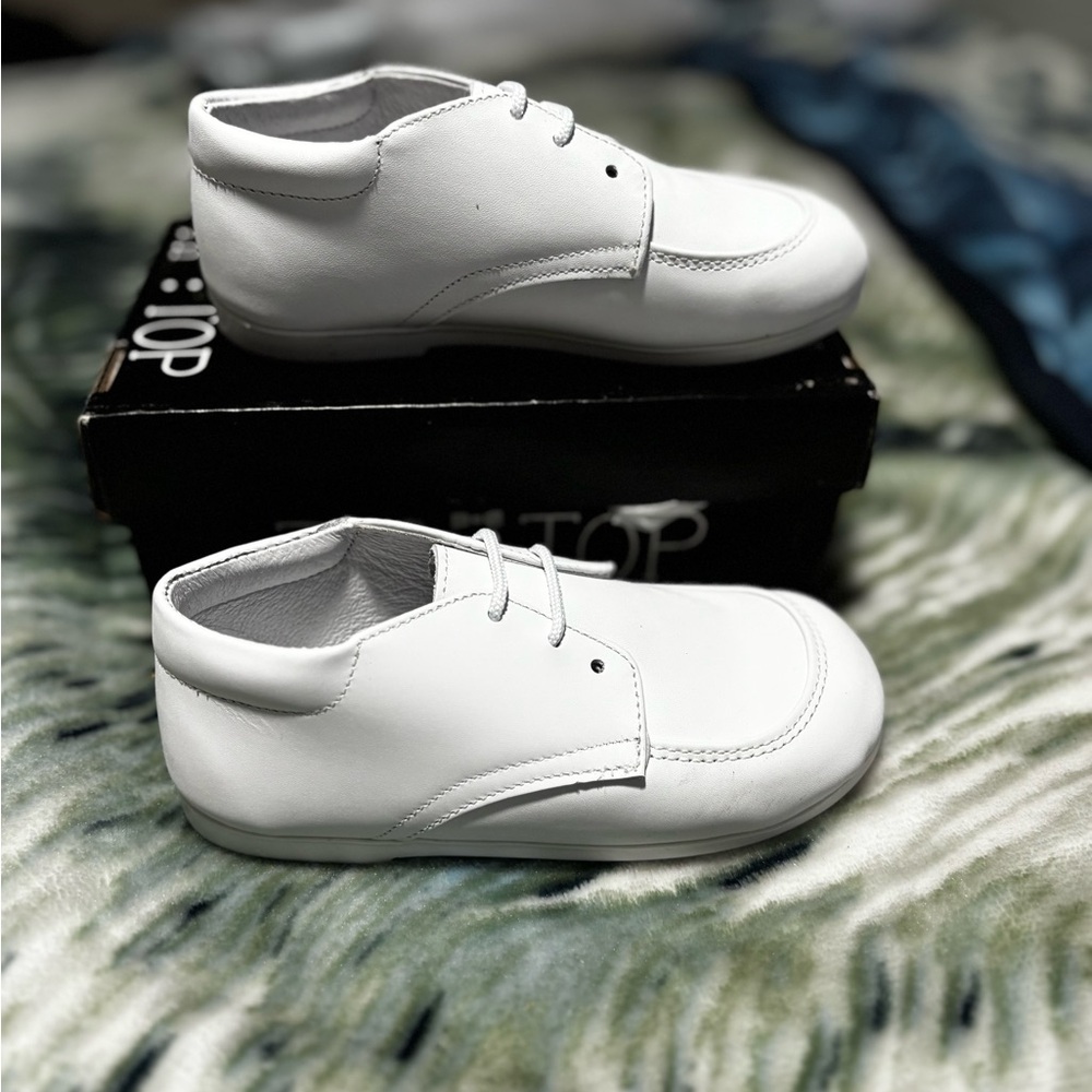 Tip Top Kids White Dress Shoes